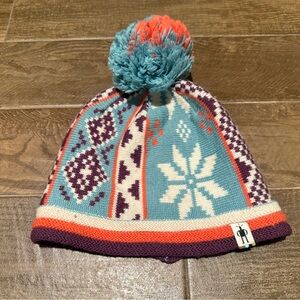 Smartwool kids beanie snowflake fair isle size L/XL